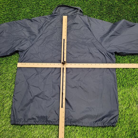 Vintage 70s CBS Jacket Large 24x28 Baggy Basketball - Picture 4 of 13